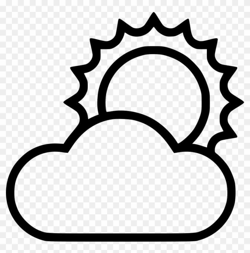 Sun Clouds Partially Cloudy Comments - Clip Art Beer Bottle Cap #932794