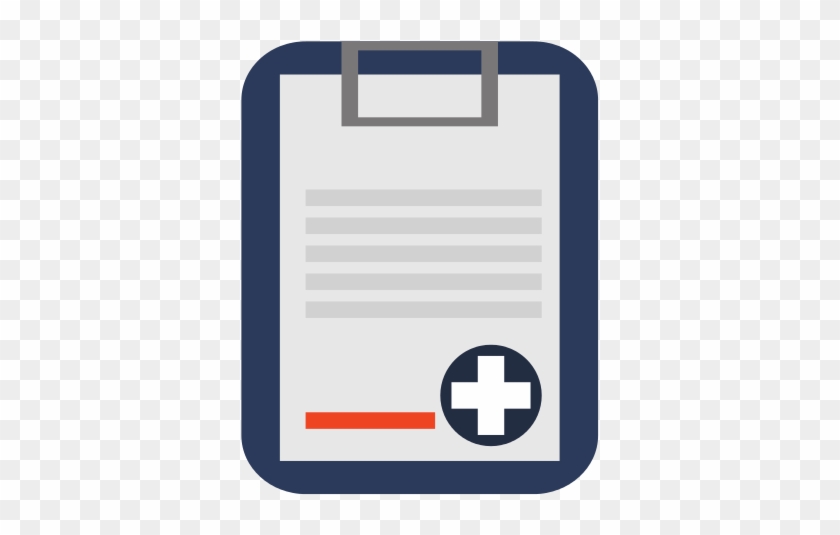 Medical History On Clipboard Icon - Medical History #932838
