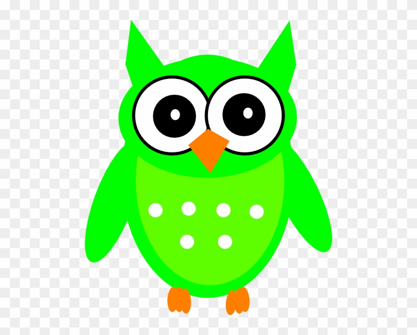 Green Owl 2 Clip Art - Green Owl Clipart #932859