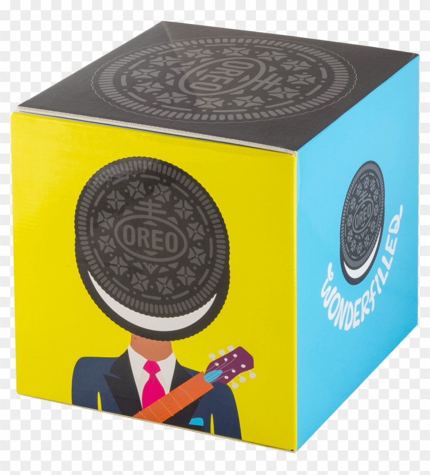 Four-color "cube" Mailer Featuring The New Oreo Wonderfilled - Oreo Wonderfilled Png #932892