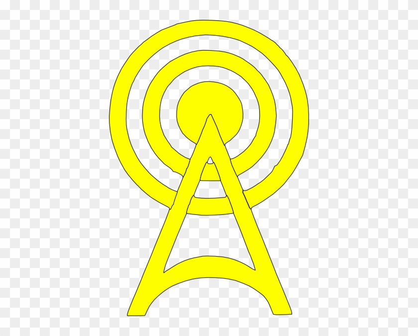 How To Set Use Yellow Radio Tower Icon Icon Png - Clip Art #932902