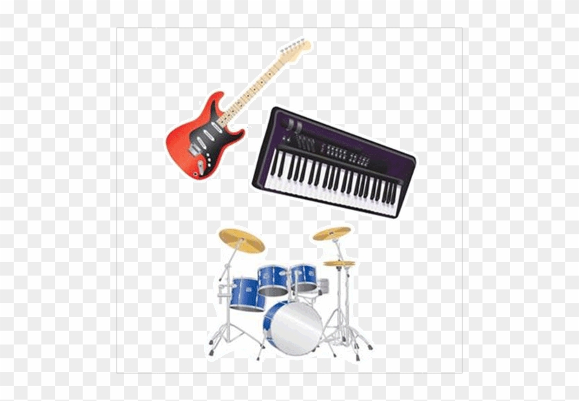 Band Stickers - Buygifts Rock Band Instrument Cutouts #932925