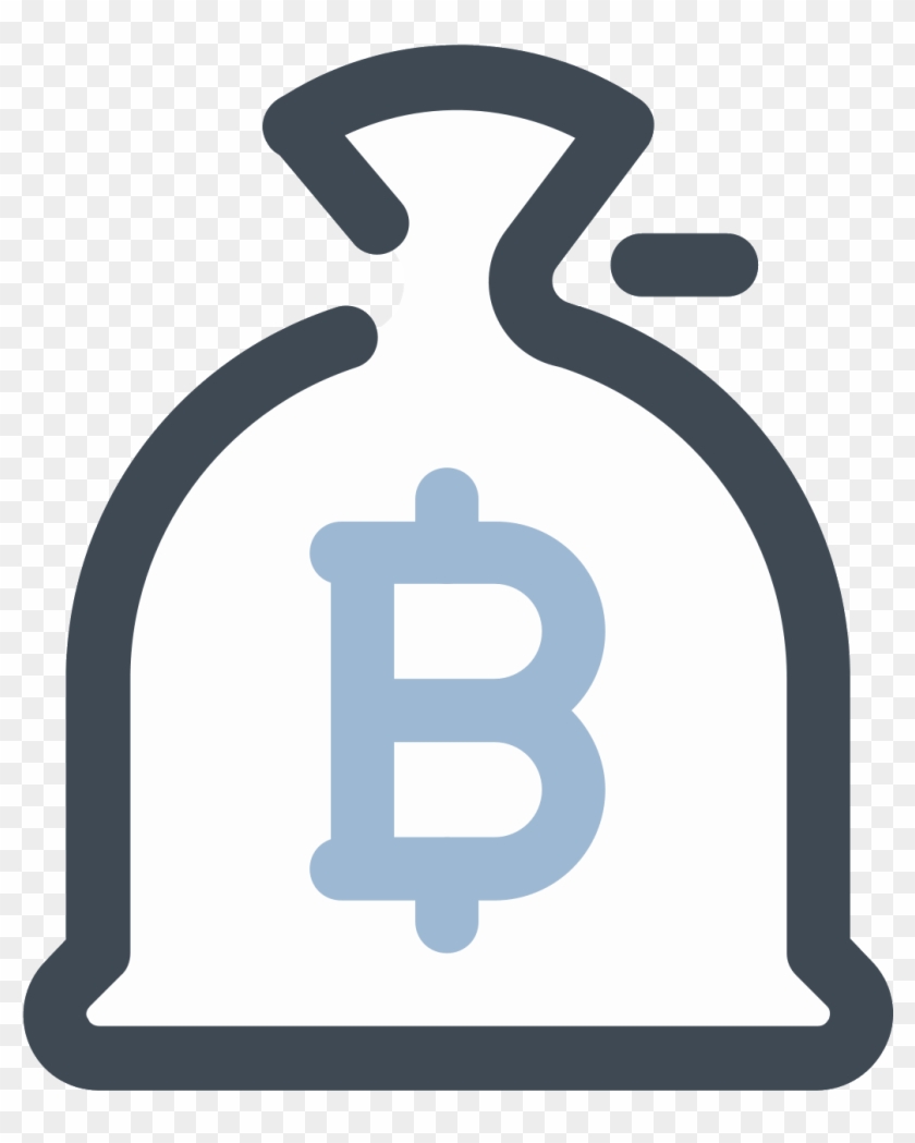 Money Bag Bitcoin Icon - Money #932946