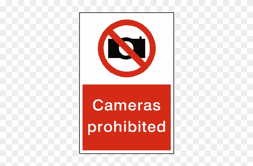 Cameras Prohibited Sign - Photography Sign #933273