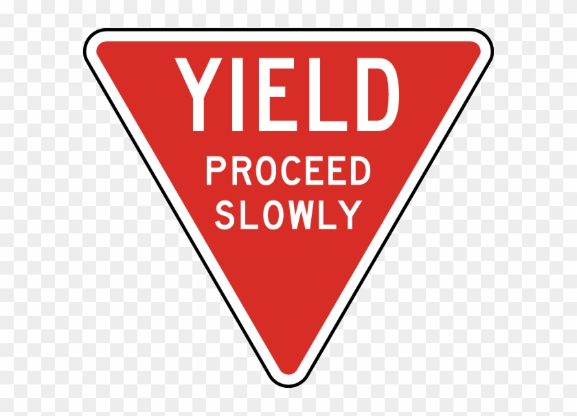 Yield Proceed Slowly Sign - Zelda 30th Anniversary #933274