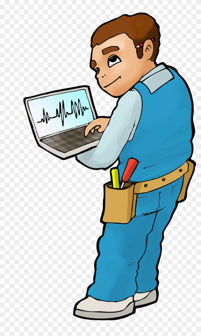 Soundscape Park Technical Support Computer Clip Art - Tech Guy #933285