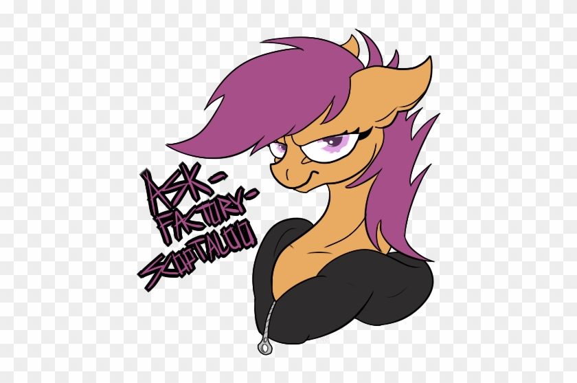 Ask Factory Scootaloo By Glitchdove - Cartoon #933328