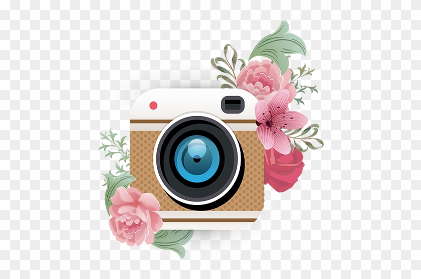 Photo Booth & - Camera Flower Png #933365