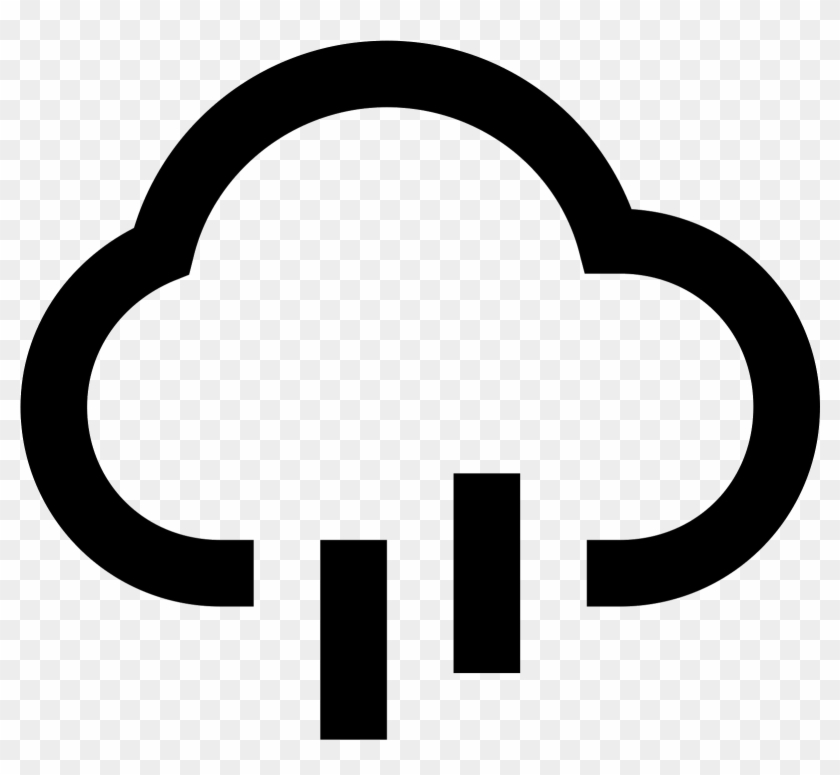 Rain Cloud Icon - Raining Cloud Icon #933405