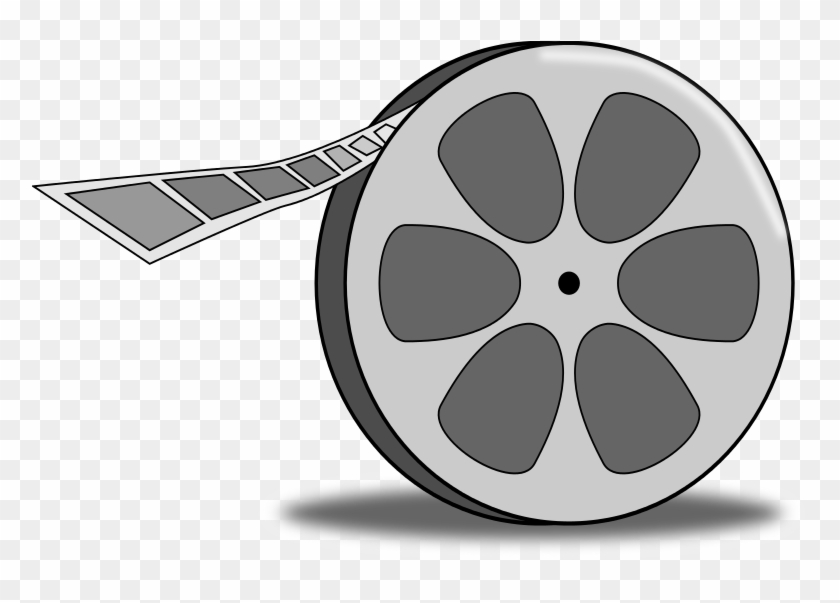 Free Cartoon Film Reel Clip Art - Movie Reel Png Cartoon #933427