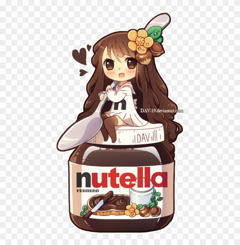 Nutella Clipart Drawing - Nutella Chibi #933607