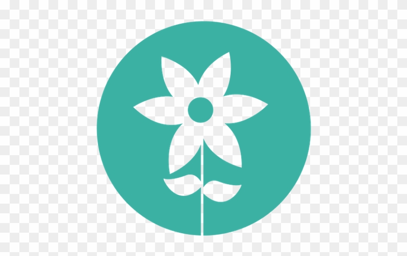 Cute Flower Garden Isolated Icon - Social #933650