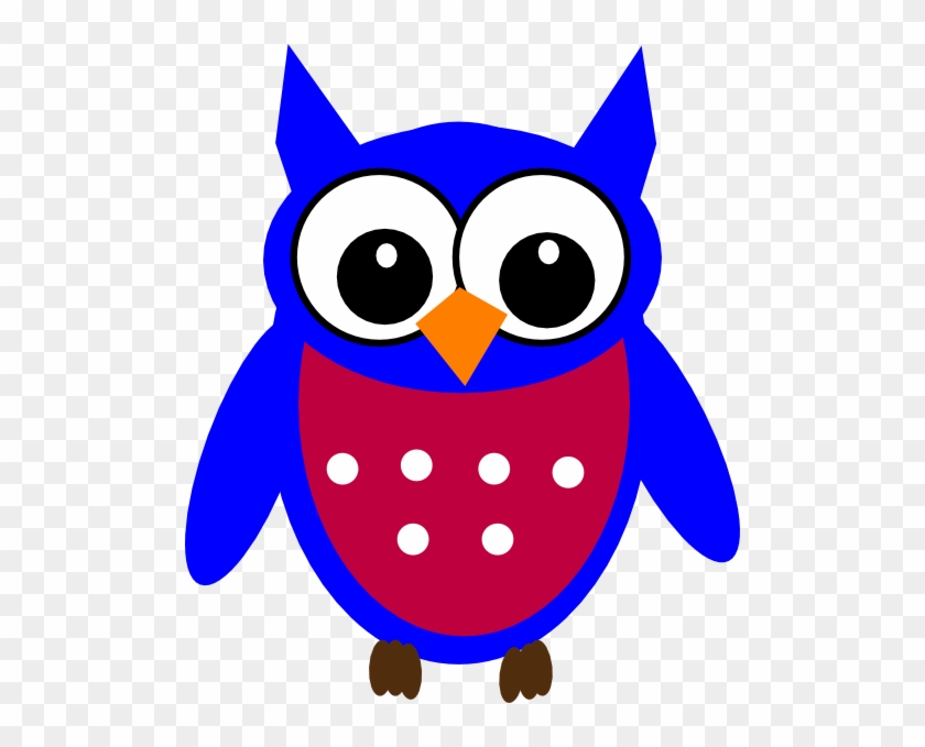 Blue Owl Clip Art At Onclipart - Black And White Owl Clipart #933723