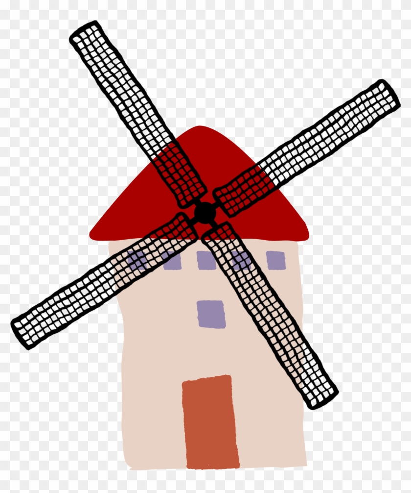 Windmill 3 - Molino Clipart #933741