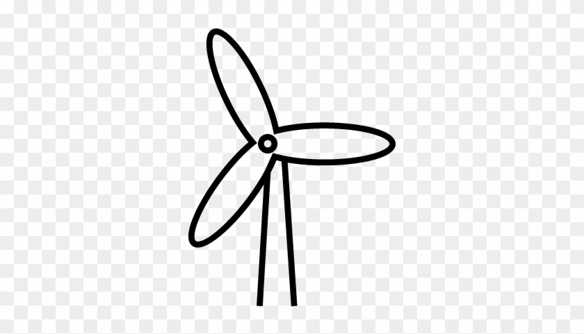 Wind Mill, Ios 7 Interface Symbol Vector - Ecology #933786