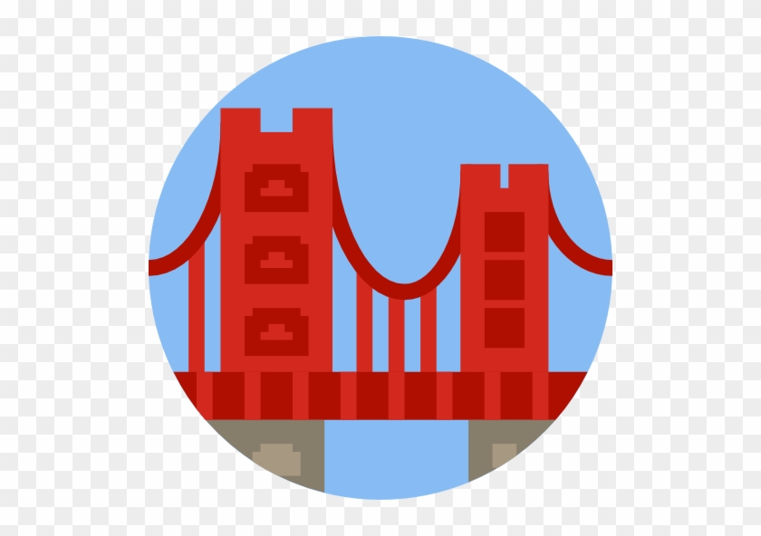 Golden Gate Bridge Free Icon - Golden Gate Bridge #933810