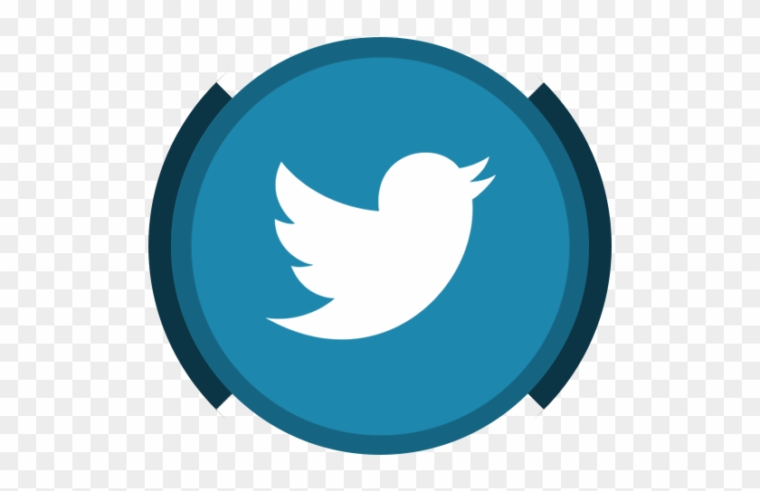 Twitter Round Logo Png Transparent Background #933821