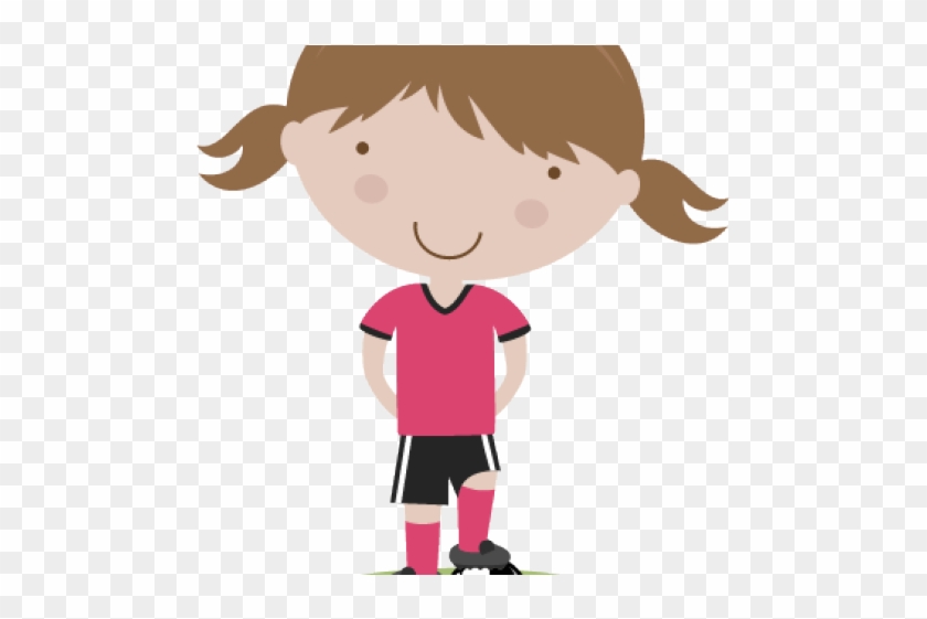 Soccer Girl Clipart - Clipart Football Soccer Player Png #933829