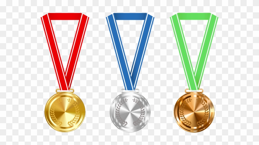 Gold Silver And Bronze Medals Png Clipart Image - Gold Silver And Bronze Medals #933840