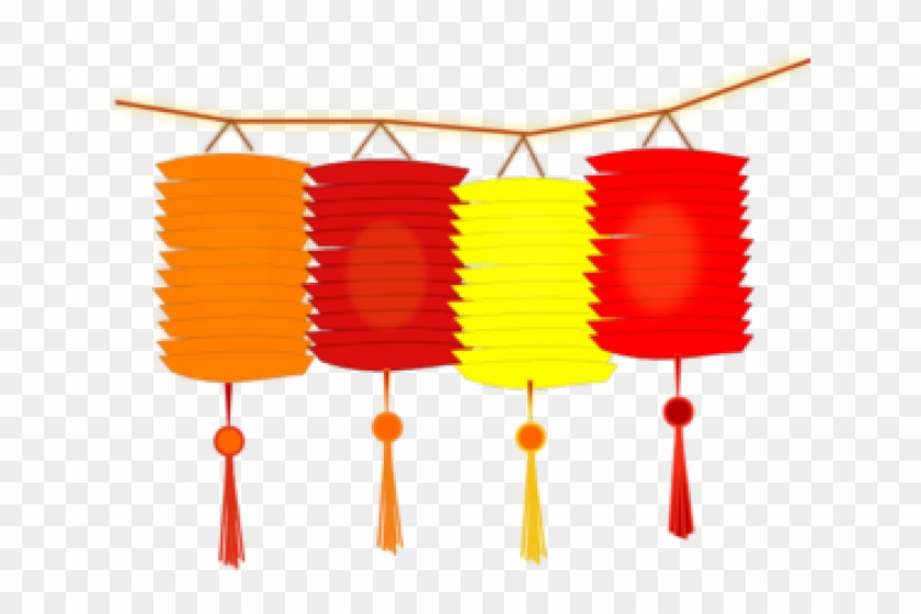 Chinese Lantern Cliparts - Chinese New Year Lanterns Clipart #933852