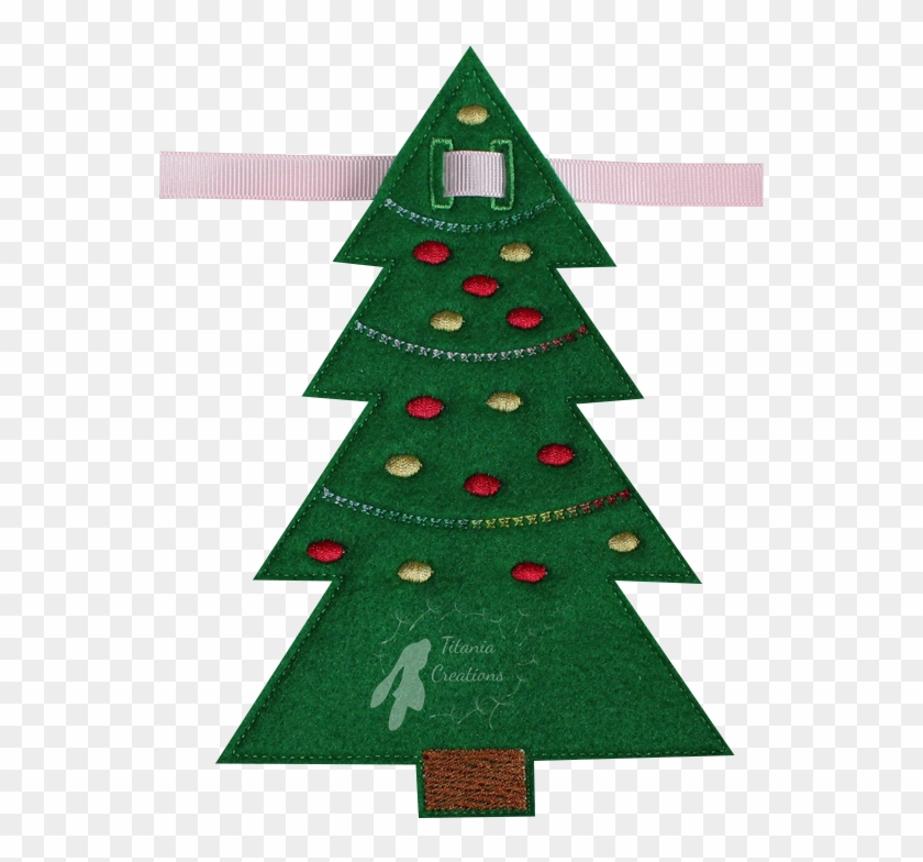 Ith Christmas Tree Bunting - Dibujo De Un Arbol En Cuadricula - Free  Transparent PNG Clipart Images Download