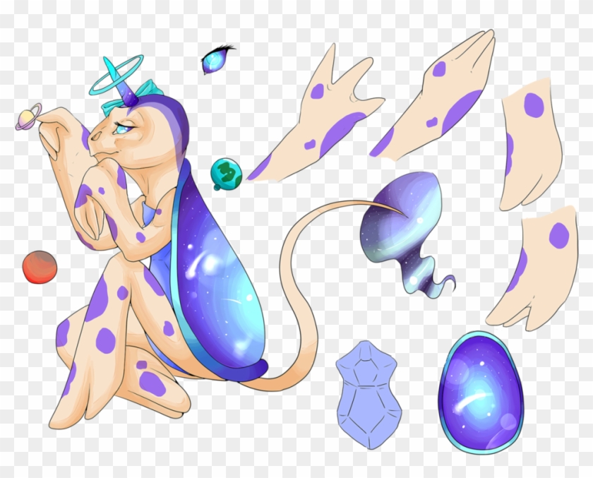Space Unicorn Turtle Ref By Cordialcrow - Cartoon #933981