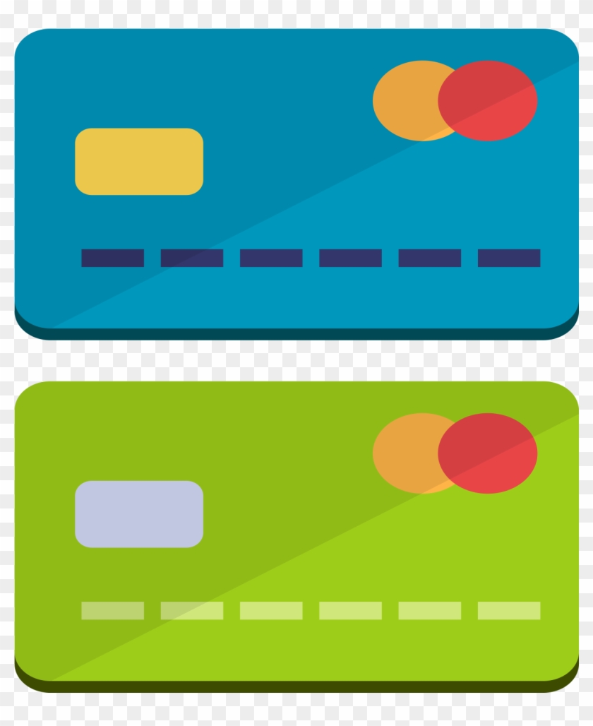 Color Vector Credit Card Bank Card - Credit Card #934112