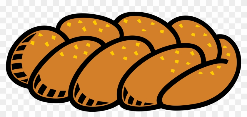 Vector Illustration Of Staple Food Baked Bread Prepared - Challah Clip Art #934124