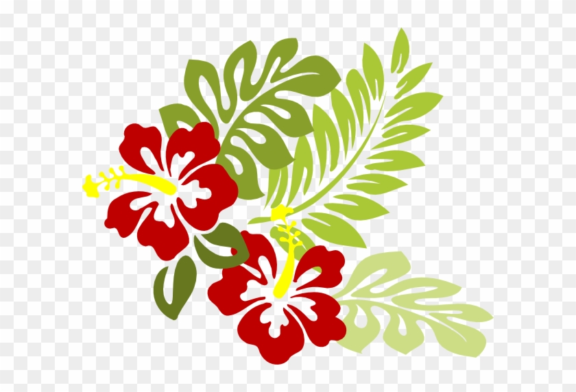 Hawaii Clipart Bunga Raya - Hawaiian Flower Png #934129