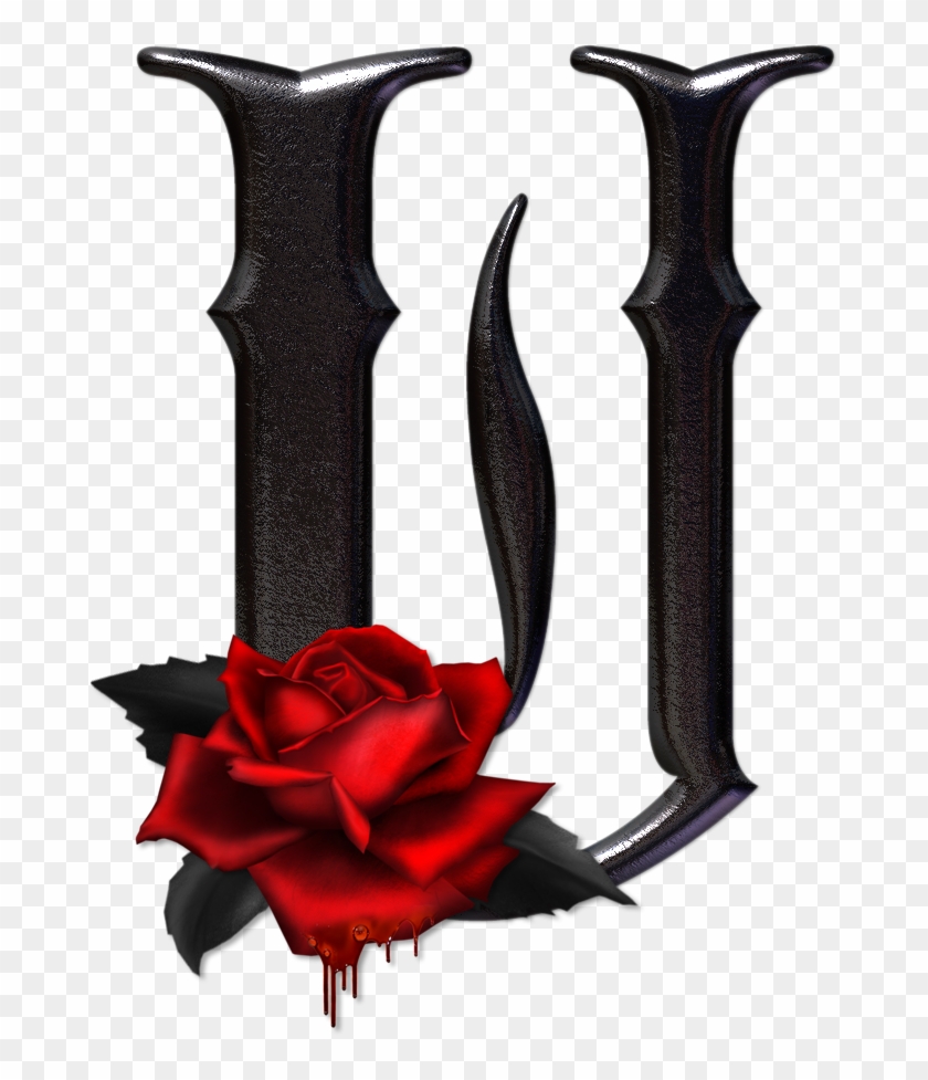 ≈ღfondos De Pantalla Y Mucho Másღ≈ - Gothic Rose Letter Png #934156