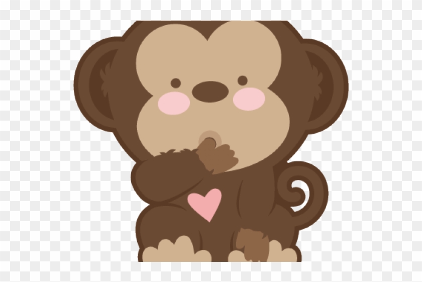 Cute Monkey Clipart - Cute A Monkey Clipart #934190
