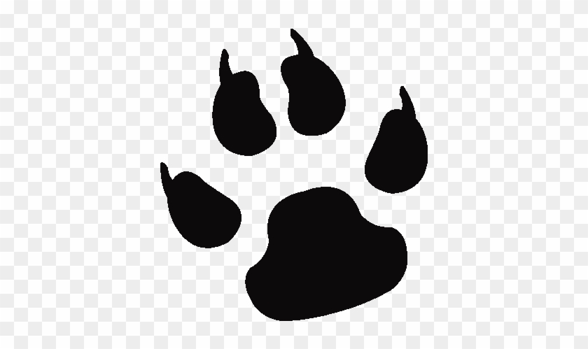 Labrador Retriever Cat Paw Tiger Clip Art - Lion Paw Print #934223