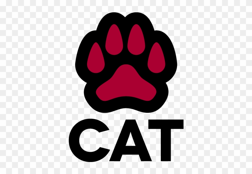 Cat Logo - - Cwu Wildcat Paw #934231