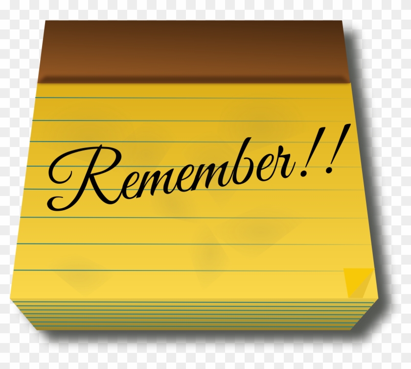 Medium Image - Remember Clipart #934269