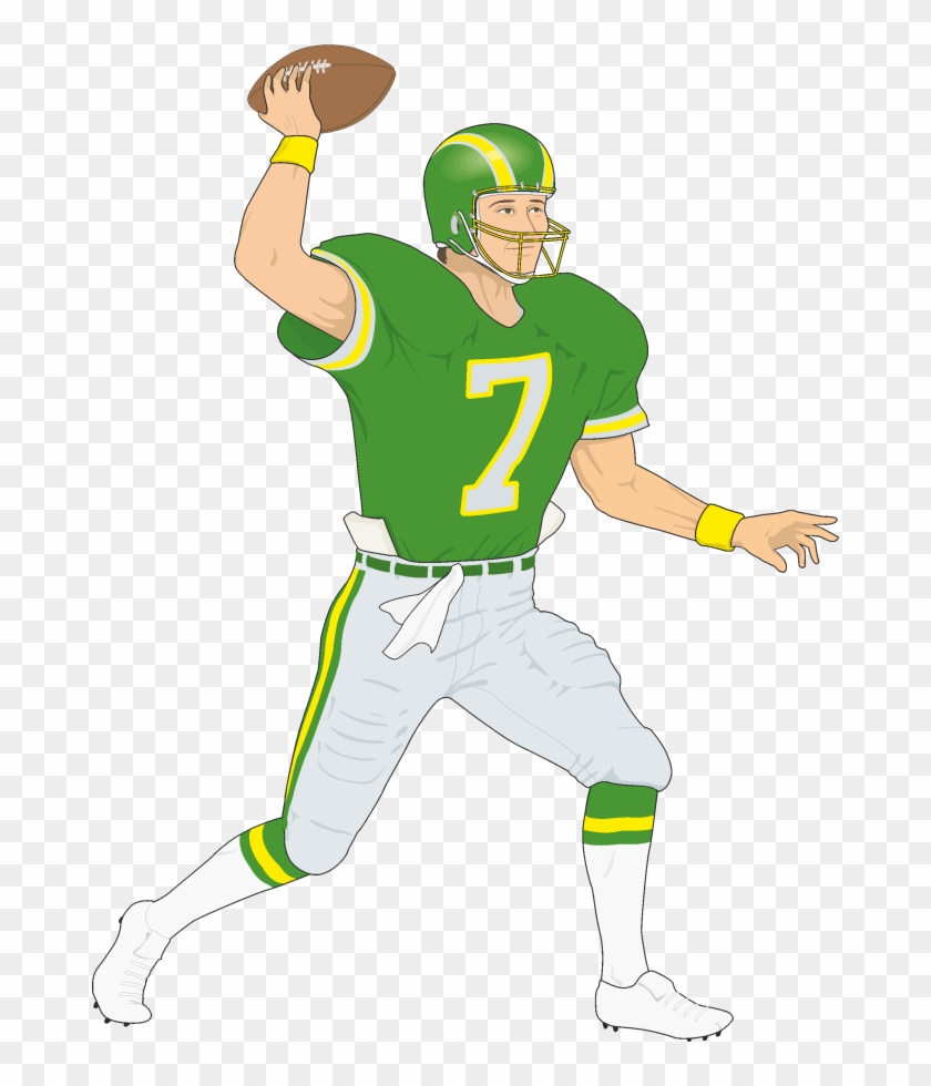 American Football Throw - Desenhos De Jogadores De Futebol Americano #934377