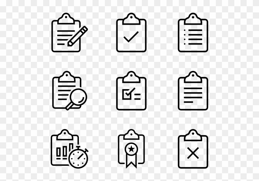 Clipboards - List Icon #934389