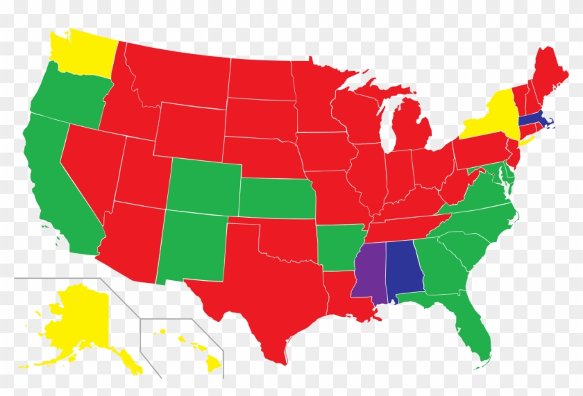 Open - States By Political Party #934457