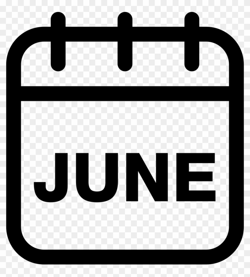 June Calendar Monthly Page Comments - Calendar Month Icons Free #934474