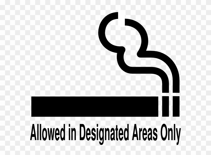 Designated Smoking Clip Art #934496