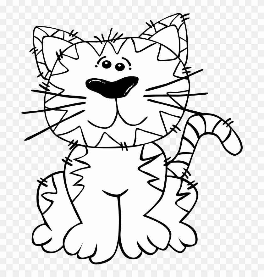 G Cartoon Cat Sitting - Cartoon Cats #934551