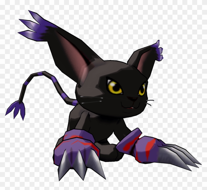 Digimon Clipart White Cat - Digimon Blackgatomon #934566