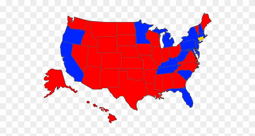 usa map blank color