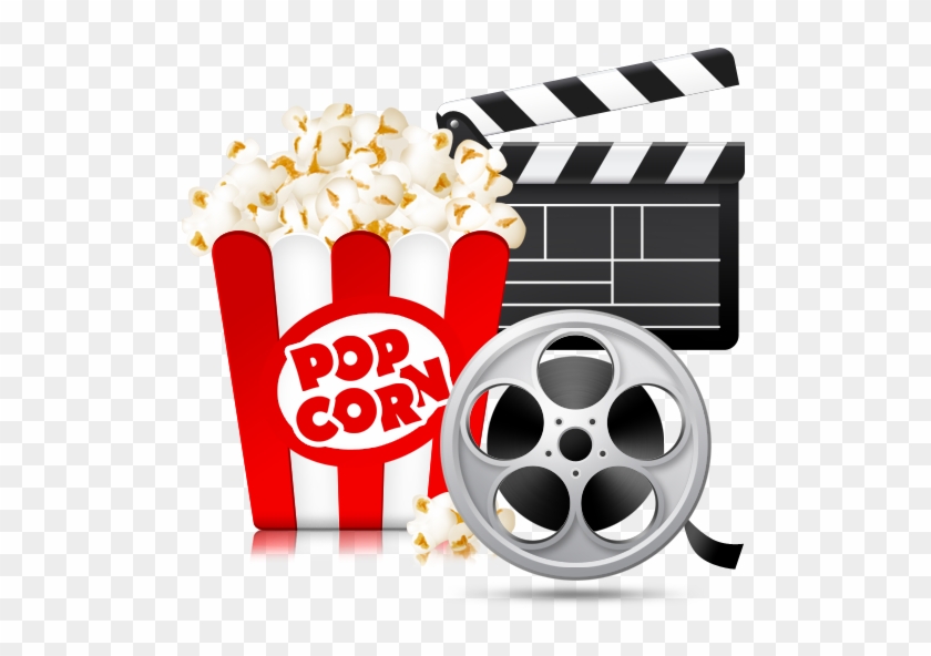 64 Movie Icon Packs - Movie And Popcorn #934664