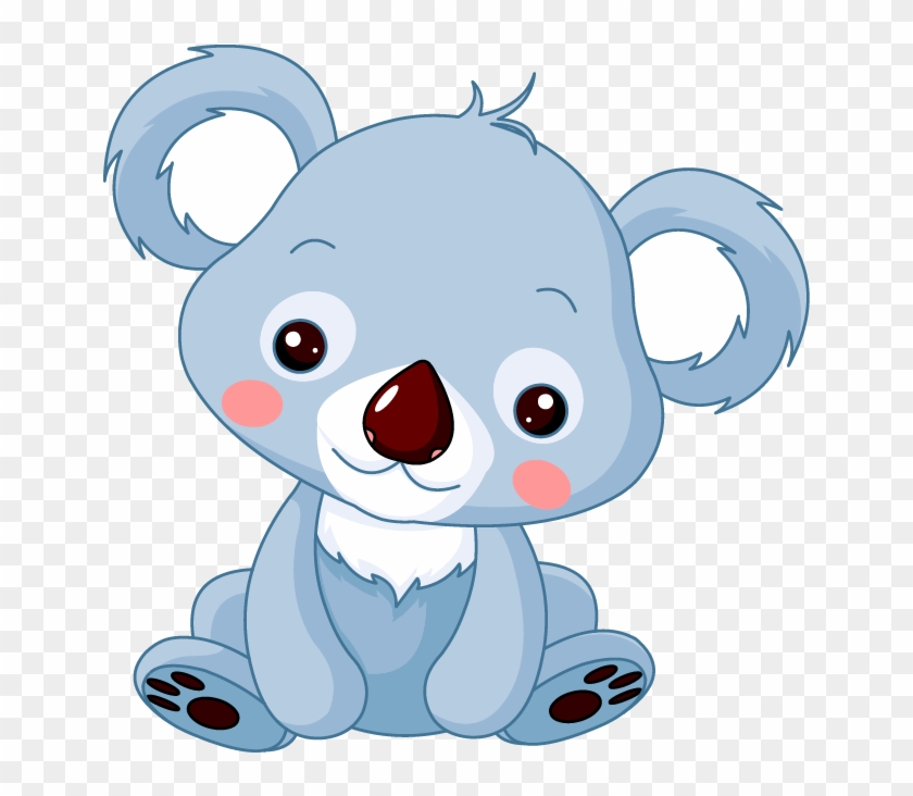 Cartoon Baby Koala Bear On A Transparent Background - Baby Koala Baby Blanket #934684