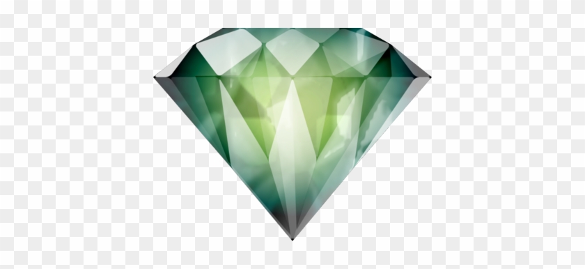 Transparency Diamond Png Image - Diamante Verde Png #934688