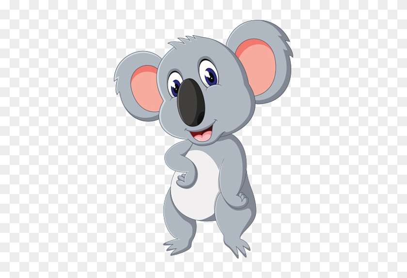 Cartoon Baby Koala Bear On A Transparent Background - Illustration #934701