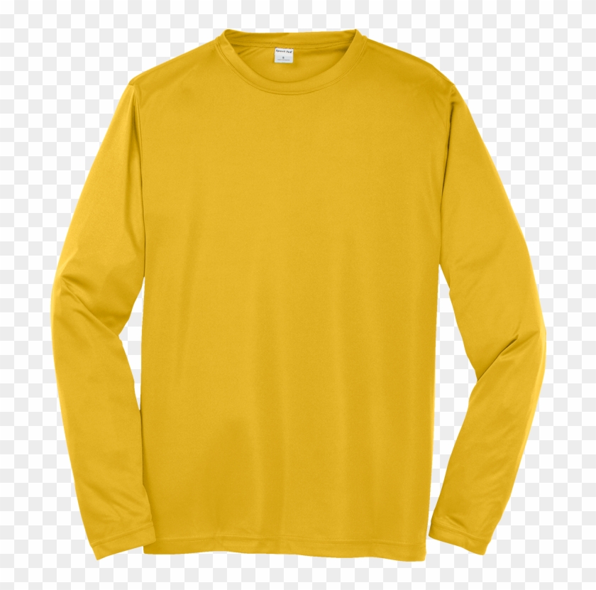 Yellow Long Sleeve Shirt Png #934706