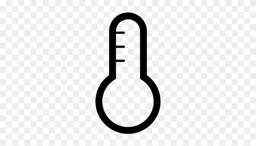 Empty Mercury Thermometer Vector - Empty Mercury Thermometer Vector #934781