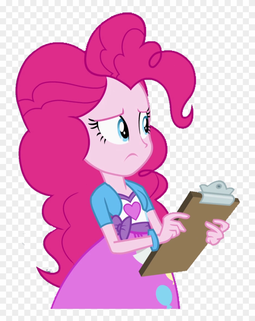 Eqg Pinkie Pie Clipboard Eh By Sparx24488 - Pinkie Pie Eqg Vector #934805