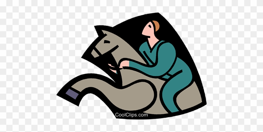 Horse Rider, Jumping Horse Royalty Free Vector Clip - Horse Rider, Jumping Horse Royalty Free Vector Clip #934854